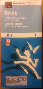 Lait demi-écrémé UHT