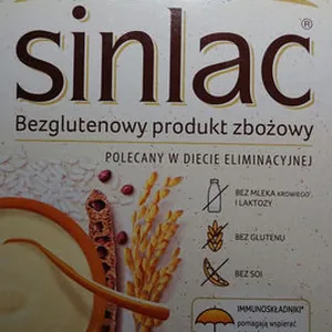 Bezglutenowy produkt zbożowy.
