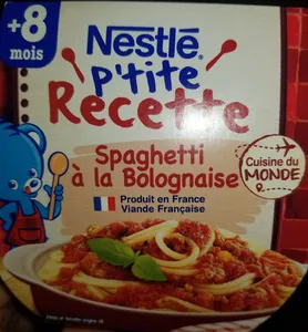 NESTLÉ P'tite Recette Spaghetti à la bolognaise