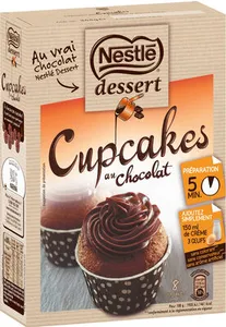 NESTLE DESSERT préparation pour Cupcakes au chocolat 344g