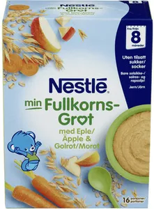 Min Grøt Fullkorn Eple Gulrot 8md 480g