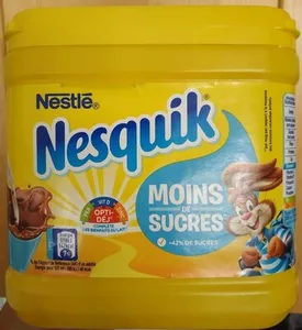 NESQUIK moins de sucre poudre cacaotée