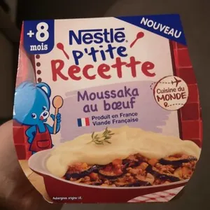Nestlé petite recette moussaka de bœuf