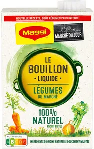 MAGGI Marché du Jour Le Bouillon Liquide Légumes du Marché 400ml