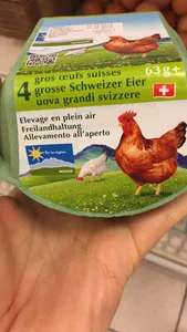 4 Gros Œufs Suisses