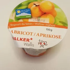 Yogourt  abricot du Valais