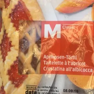 Tartelette à l'abricot