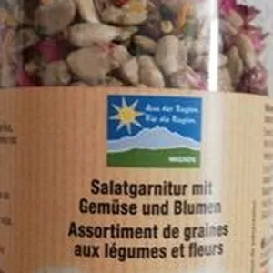 Assortiment de graines aux legumes et fleurs