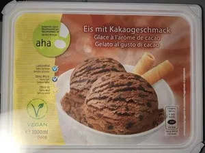 Glace à l'arôme de cacao