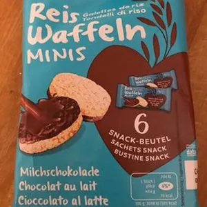 Galettes de riz au chocolat au lait