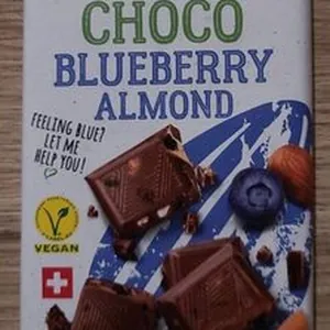 Plant-Based Choco Blueberry Almond
