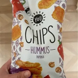 Chips hummus paprika