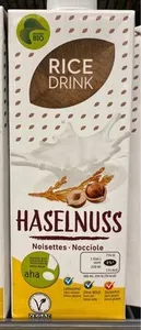 Plant-Based Rice Drink Hazelnut
