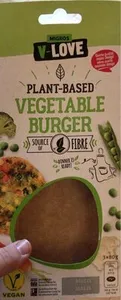 Plant-based vegetable burger