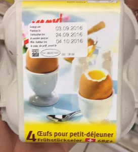 4 Œufs pour Petit-Déjeuner