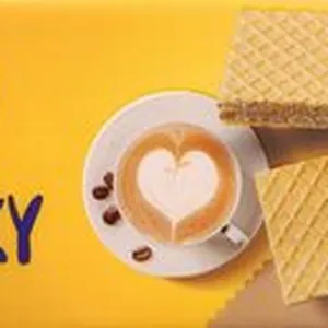 Zlaté oplatky cappucino