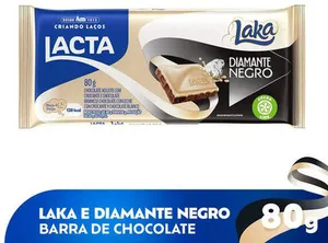 Choc Lacta Laka Diamante Negro Pacote 80g