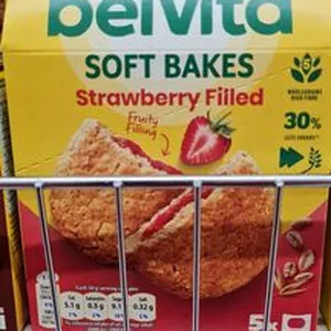 Breakfast Biscuits Soft Bakes Filled Strawberry
