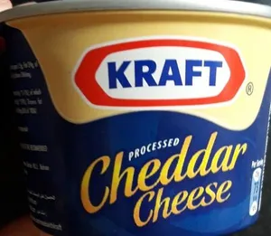 Kraft processed cheddar cheese