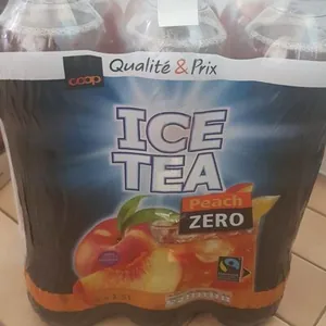 Ice tea zero peach qualité prix coop