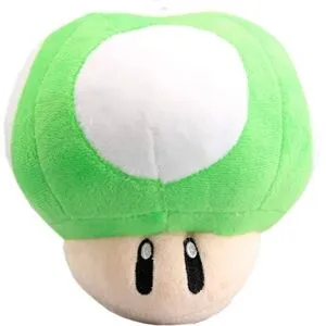 Super Mario Extraliv / Power-up Mjukisdjur / Gosedjur - Grön svamp - Large
