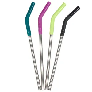 Klean Kanteen Straw Multi Color 8 mm 4-pack