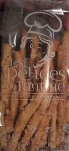 Grandes flûtes aux graines de moutarde