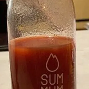 Cold Pressed Cocktail Orange-Apfel-Himbeere-Banane