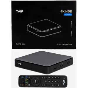 TVIP S-Box v.705 4K Ultra HD IPTV box WiFi 2,4/5 GHz och Android 11