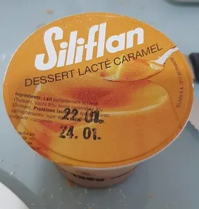 Dessert lacté caramel