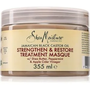 Shea Moisture Jamaican Black Castor Oil Strengthen & Restore Befästande mask för hår 355 ml