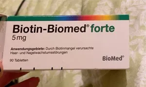 Biotin Biomed Forte Tabl 5 MG 90 STK