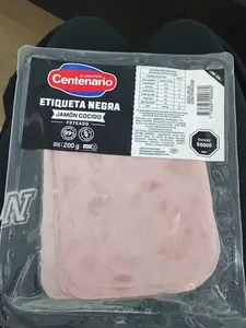 Centenario etiqueta negra jamón cocido