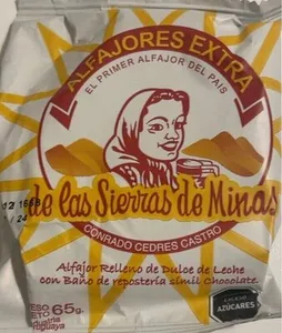 Alfajor relleno de Dulce de Leche y Chocolate