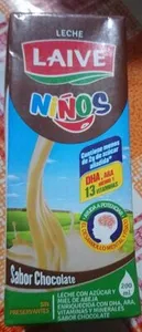 Niños leche sabor chocolate