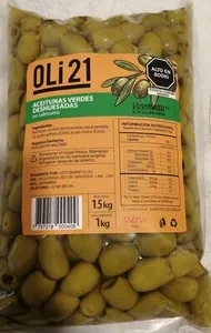 Aceituna verde deshuesada