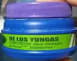 Endulzante de Estevia