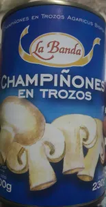 La banda Champiñones en trozos