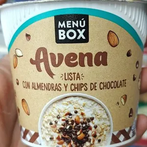 Avena Lista con Almendras y Chips de Chocolate