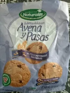 Avena y pasas