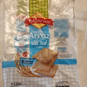 Tostaditas de Arroz sin sal agregada