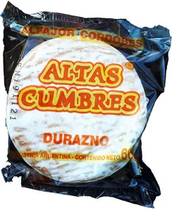 Alfajor de durazno