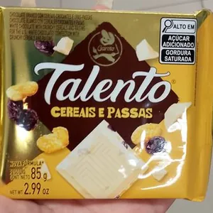 Talento Cereais e Passas