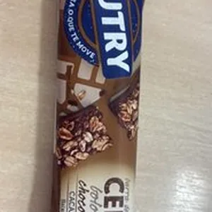 barra de cereal sabor de chocolate cacau 3 cereais