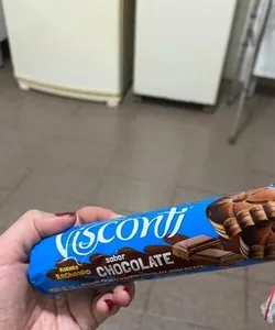 Biscoito recheado sabor chocolate