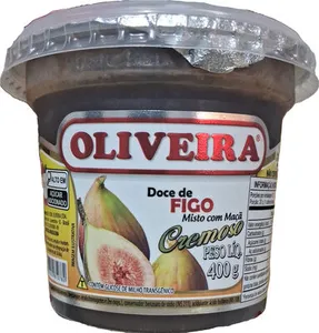 Doce de figo misto com maçã cremoso