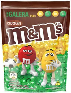 Confeito De Chocolate Ao Leite M Ms Para Galera Sachê 148g
