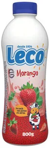 Bebida Láctea Fermentada Morango Leco Garrafa 800g