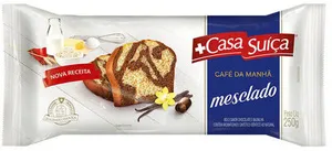 Bolo Mesclado Chocolate E Baunilha Casa Suíça Café Da Manhã Pacote 250g