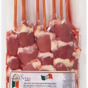 Coração De Frango Resfriado Em Espeto Temperado La Serra Grill 500g